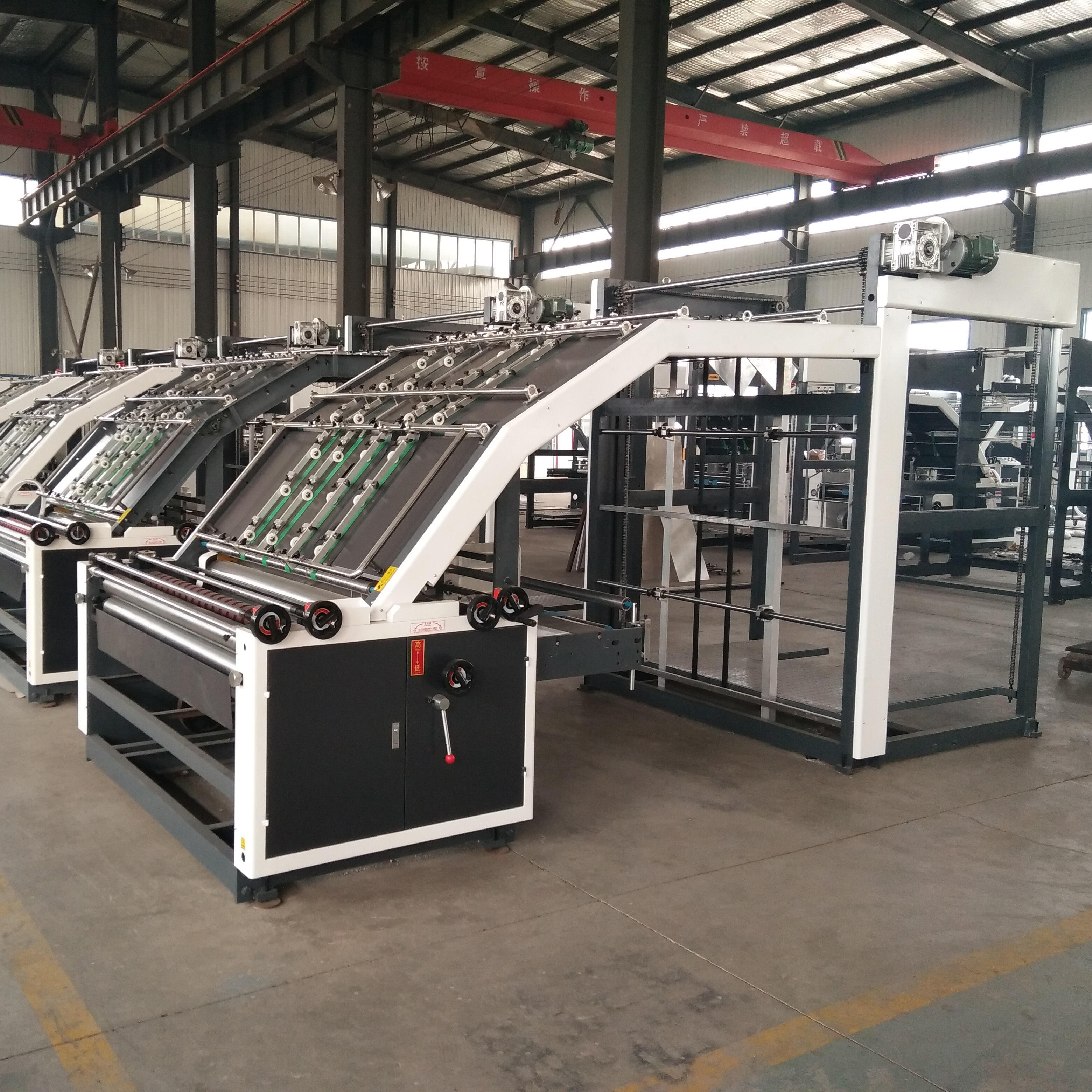 lum a semi auto flute laminating machine-30