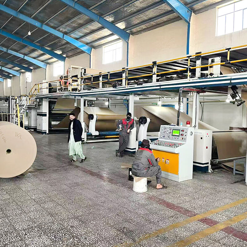 Five-layer Corrugated Production Line modified seven-layer production line | Friendship from Afghanistan