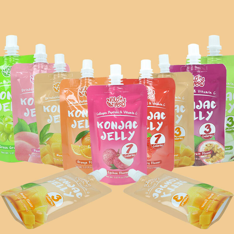 Nylon Fruit Juice Packaging Bag 100ml Food Grade Custom Beverage Yogurt Jelly Baby Puree Food Packaging Retort Spout Pouch Bag