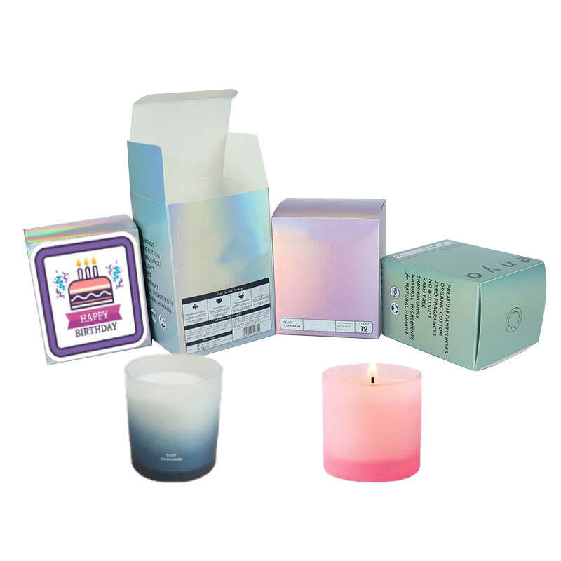 Candle Boxes Packaging Luxury Custom Printed Candle Jars Soap Packaging Boxes with Lid and Boxes Packaging for Thanksgiving