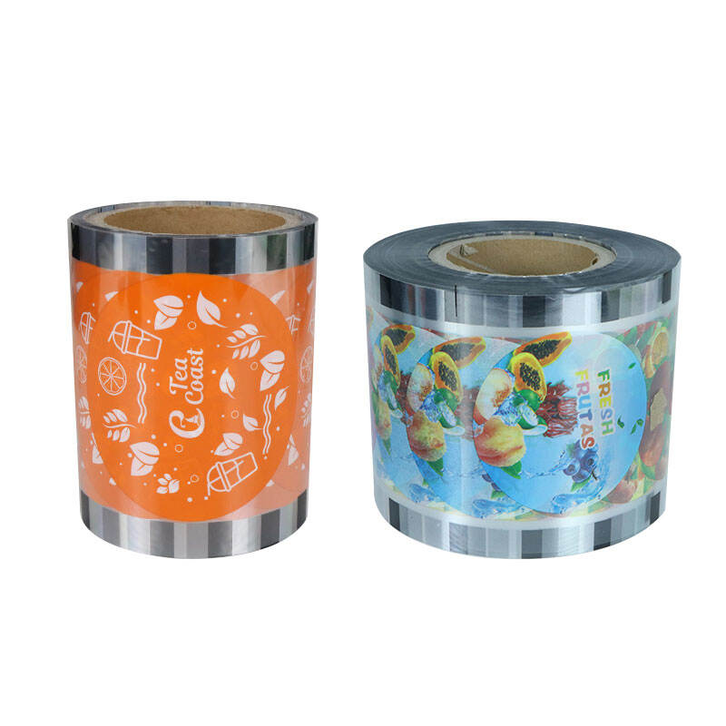 Sealing Film for Plastic Cups pp Custom Printed Bubble Tea Sealing Film Cup Sealer Film 95 Diameter pp Cups for Bubble Tea