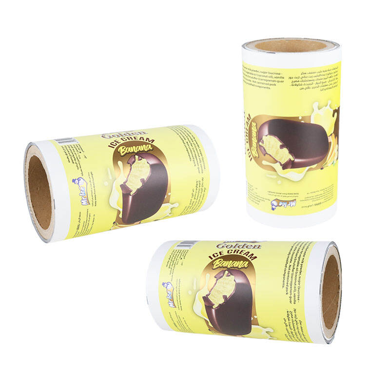 Custom Printed BOPP VMPET LDPE Ice Cream Packaging Roll Film Plastic Packaging Chocolate Protein bar Potato Chips Packaging Film