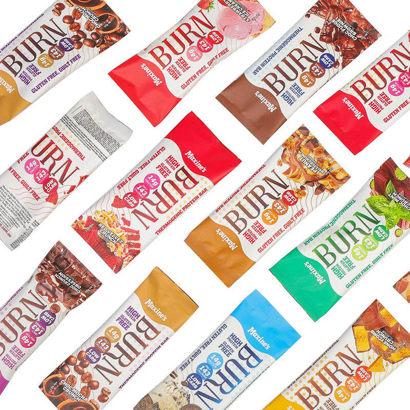 Food Grade Custom Printed Plastic Foil Packaging Film Healthy Snack Bars Protein Powder Sachets Food Packaging Film Rolls