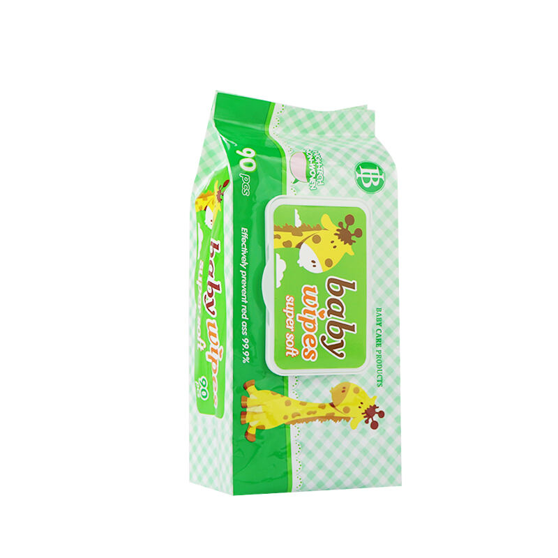 Wet wipes pouch with lid