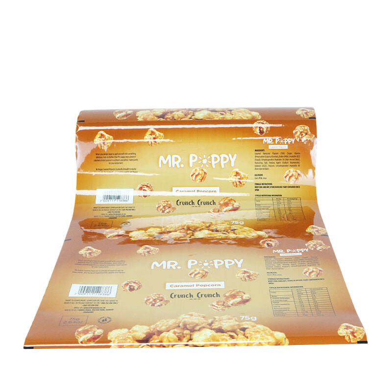 Custom Aluminum Foil Food Opp Bopp Packing Plastic Film Potato Chips Biscuit Snack Packaging Mylar Film Roll Food Grade