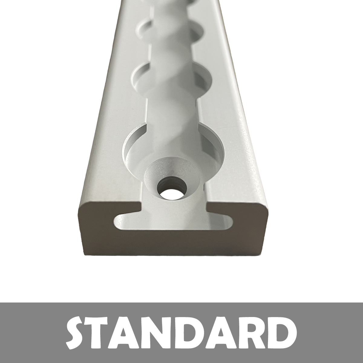 1ft 1' L-Track Airline Logistic Track Aluminum Rectangular Cargo Rail  L Track Load Tiedown for Single Double Stud Fitting