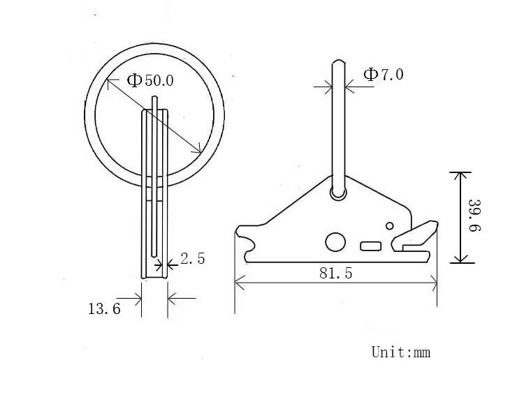 Heavy Duty Steel O Ring E Track Accessories Tie Down Anchors to Secure Cargo in Enclosed Flatbed Trailers Trucks details