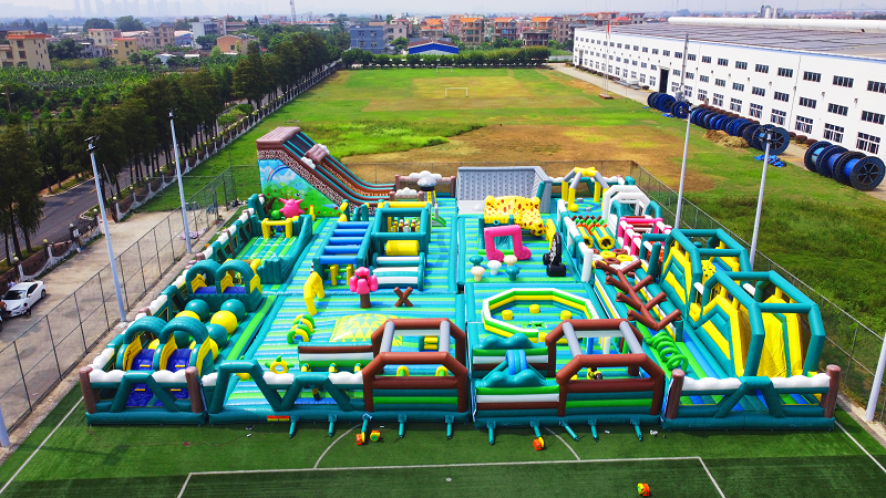 Successful Completion and Inspection of Inflatable Park for Our US Client