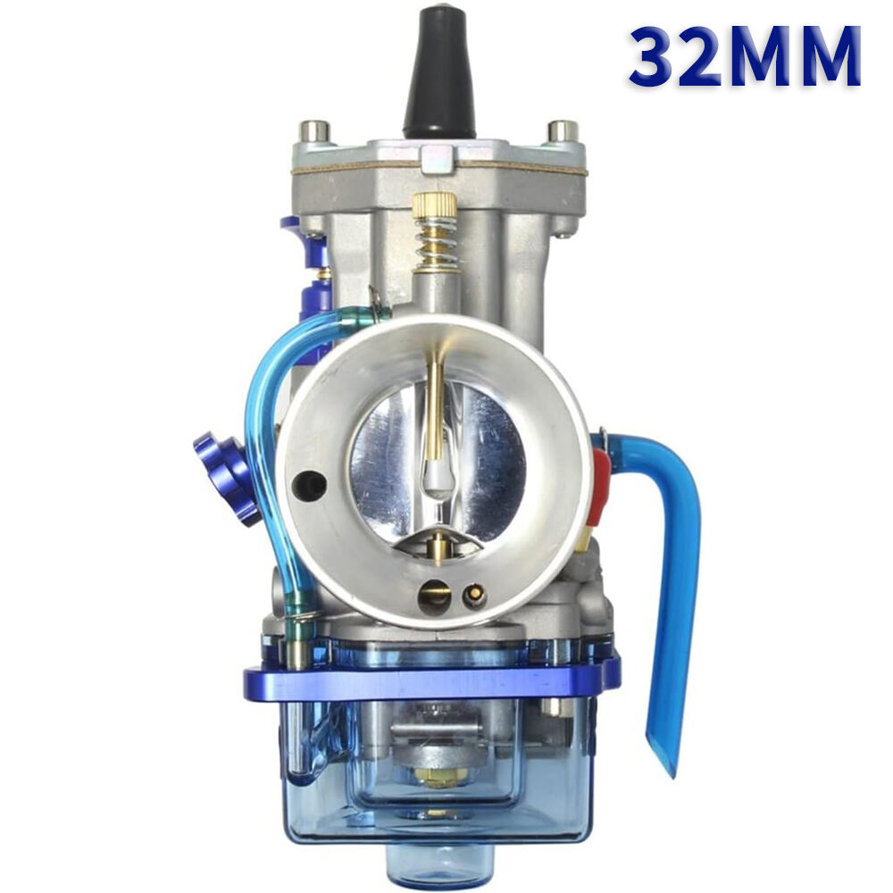 PWK 32mm Carburetor Universal Mortorcycle Racing Carburetor With Blue Float Bowl For 2T 4T Engine Scooter Motorcycle ATV Quad Pit Bike