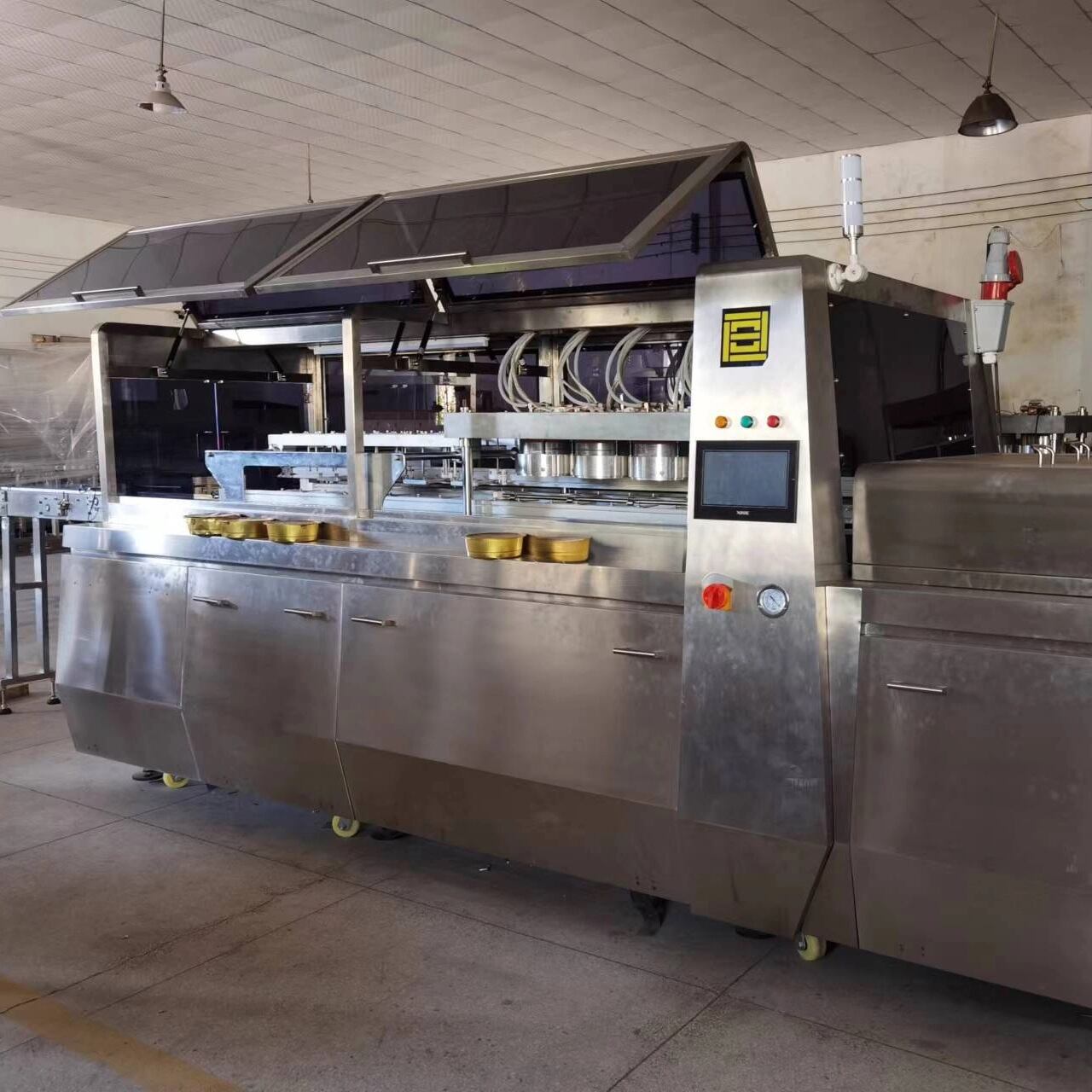 Mechanical Automatic Nitrogen Flush Aluminium Box Sealing Machine Core Gear Engine for Meat Vegetables Vacuum Packaging Paper