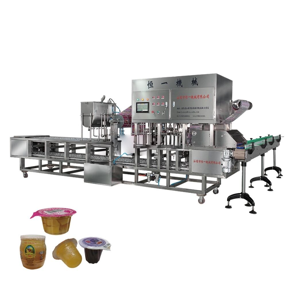 Factory Price Automatic Jelly Honey Ice Cream Juice Plastic Cup Filling Sealing Machine