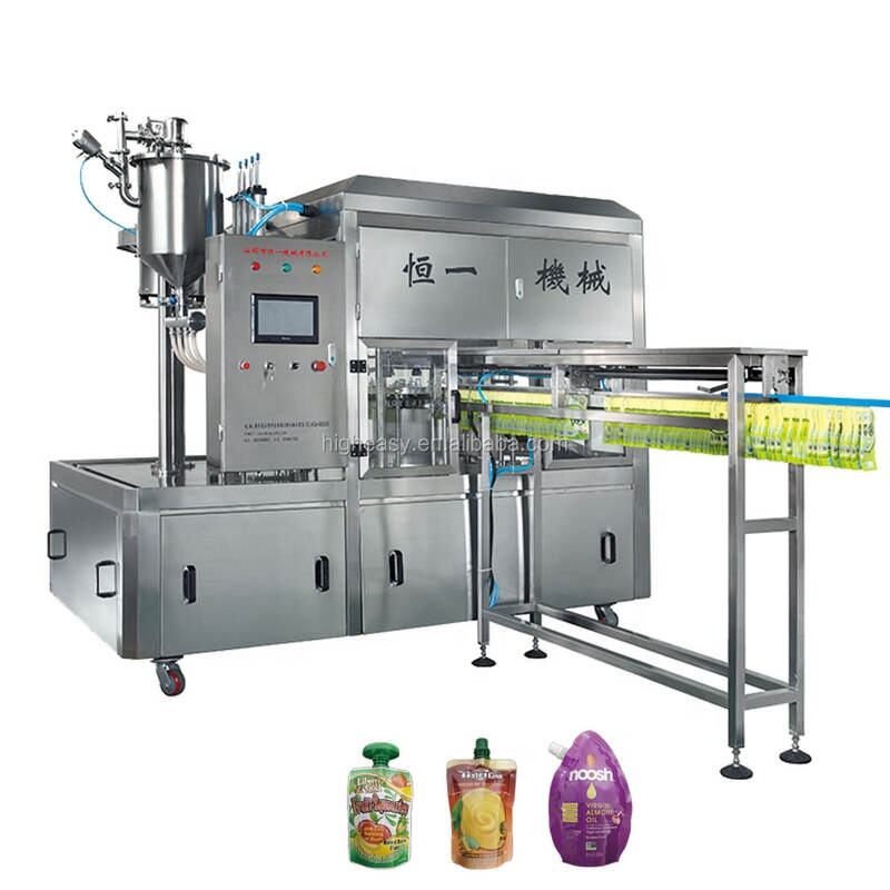Enhance Your Production with Our Spout Pouch Filling and Capping Machine for Ketchup
