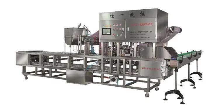 Automatic Factory Price Cup Sealing Machine for Powder Oil Yogurt Beverages Jelly Ketchup Honey Sauce Chemicals-Paper Plastic factory