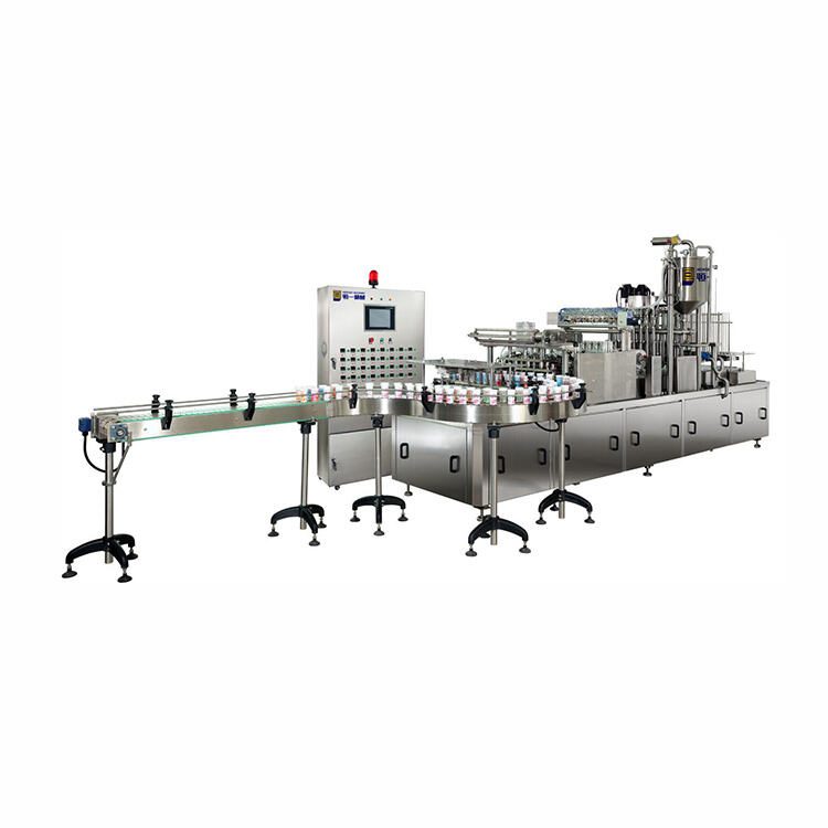 PET Cup Filling and Sealing Machine for Ice Cube and Beverage Packaging