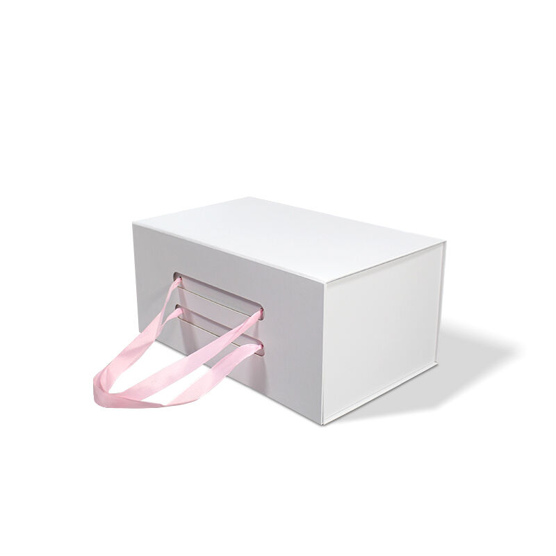 取っ手付きCFギフトマグネットクラムシェル折りたたみボックス