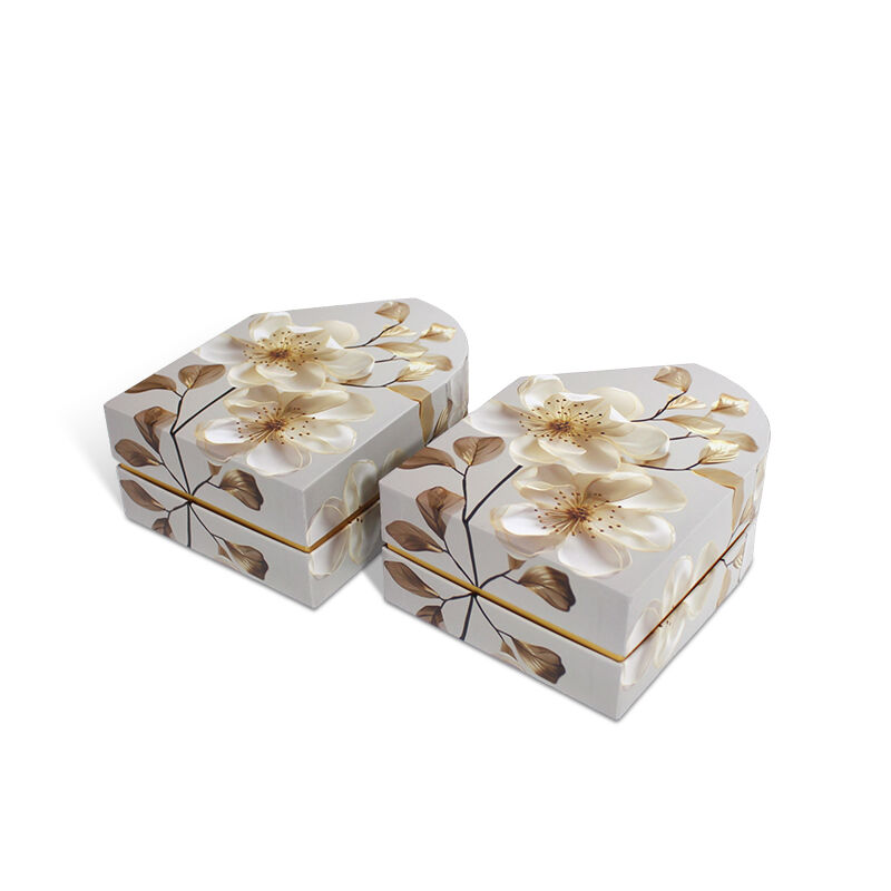 Cosmetic Removable Lid Box With Neck Box With EVA velvet insert