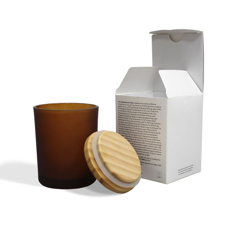 Πολυτελής Ματ Λευκό Κουτί Συσκευασίας Κεριού με Κάλυμμα Τύπου Tuck Top και Επένδυση από Χαρτί