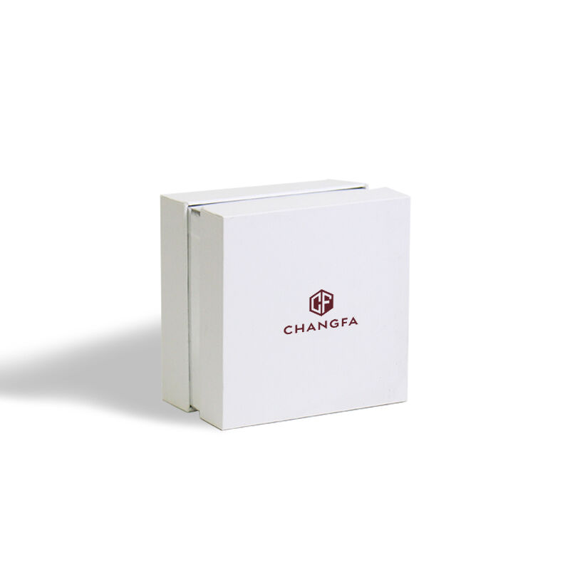 กล่องกระดาษแข็งทรงสี่เหลี่ยมแบบแข็งจาก CF พร้อมฝาแม่เหล็กและหูหิ้ว พิมพ์ลาย UV นูน สามารถนำกลับมาใช้ใหม่ได้ เป็นมิตรต่อสิ่งแวดล้อม