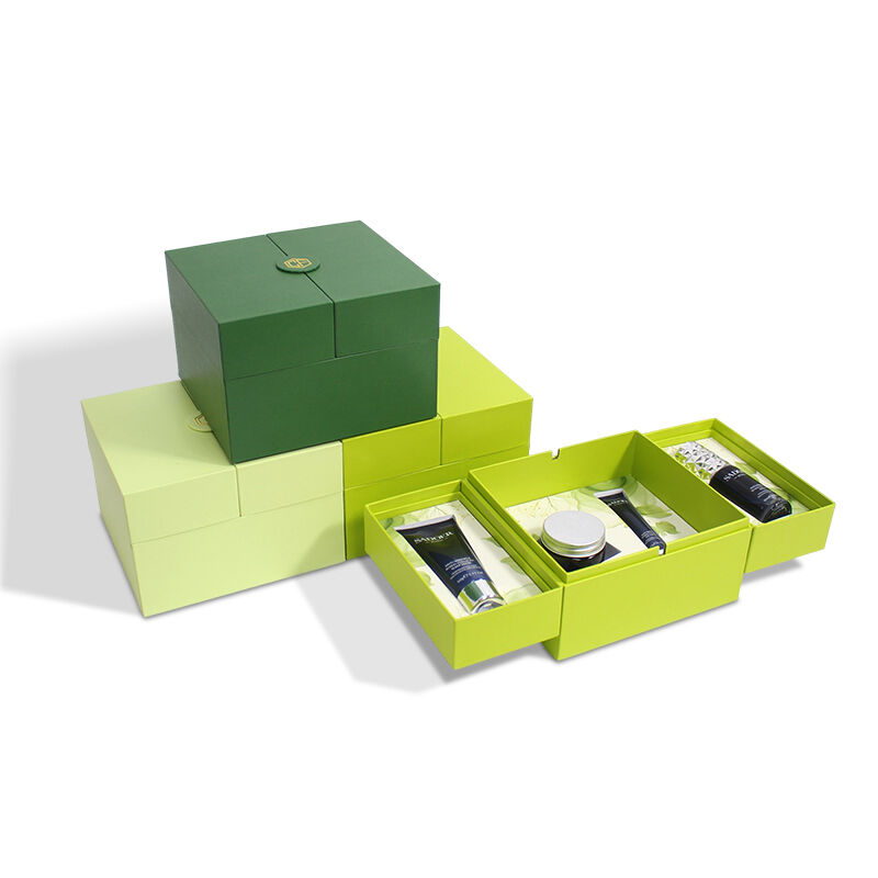 CF Flip-top Double-door Cosmetic Box with EVA Lining