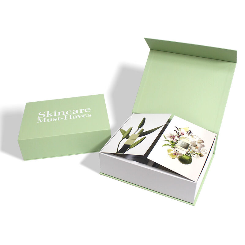 CF Cosmetic Clamshell Magnetic Box with EVA velvet insert