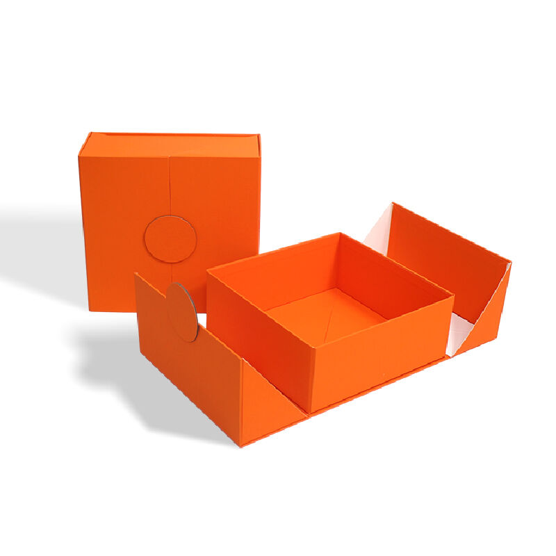 Kotak Hadiah Magnetik Lipat Dua Pintu Satu Keping CF