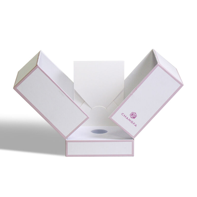 CF Индивидуальный дизайн премиальной экологичной многоразовой подарочной коробки из бумаги с двумя дверцами и магнитным замком для парфюмерии, ювелирных изделий, средств по уходу за кожей и сывороток