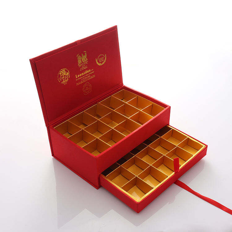 Luxury Paper Candy Chocolate Favour Box Present Packaging Empty Wedding Favor Sweet Gift Box With Drawer