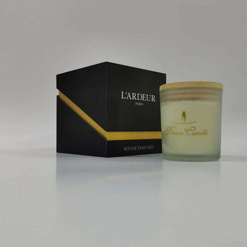 Eco Friendly Kraft Luxury Empty Flip Top Candle Box