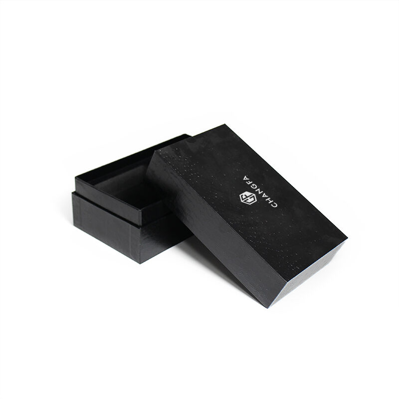 Caixa de Papelão Rígido com Tampa Removível Personalizada CF, com Espuma EVA e Inserção no Pescoço