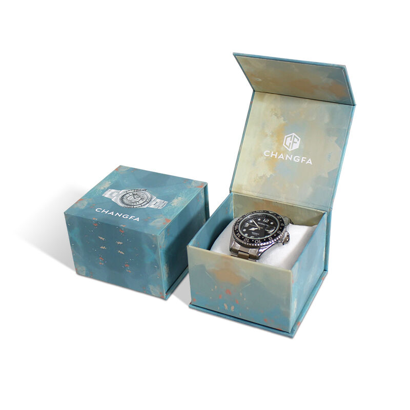 CF óra kagylódoboz mágneses ajtóval, ajándékdoboz párna párnával