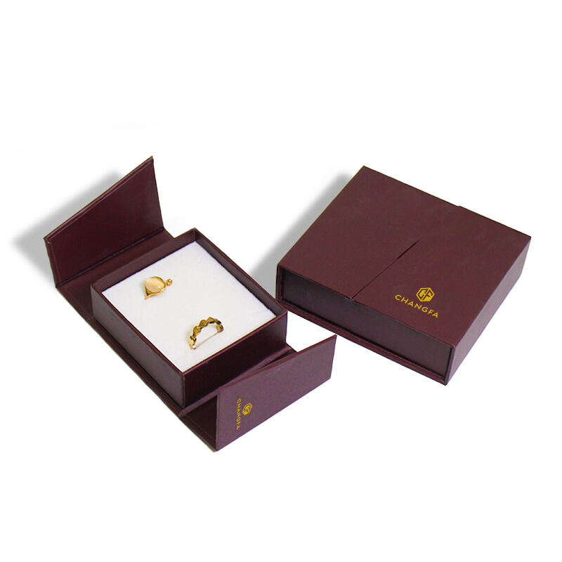 Индивидуальная роскошная подарочная коробка CF для ожерелий, серёжек и колец — ювелирная коробка с двойной распашной крышкой, зелёная магнитная откидная коробка для ювелирных изделий