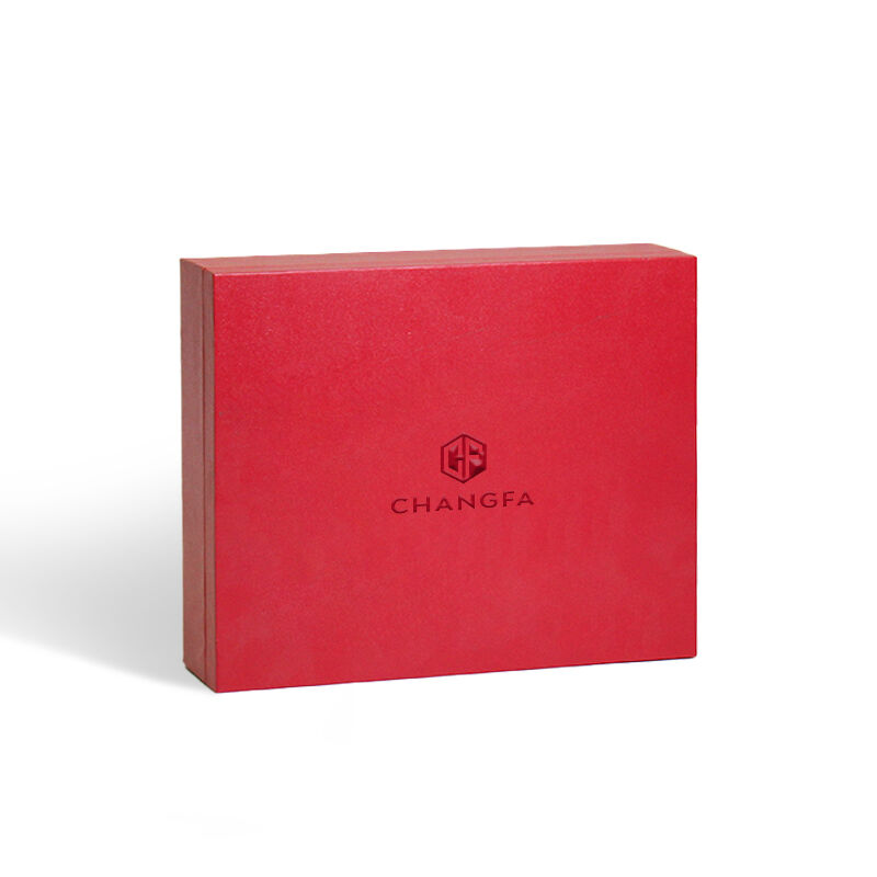 CF Luxus Merev Kartondoboz Újrahasznosított Anyagokból UV Nyomással, Domborítással, Záródással