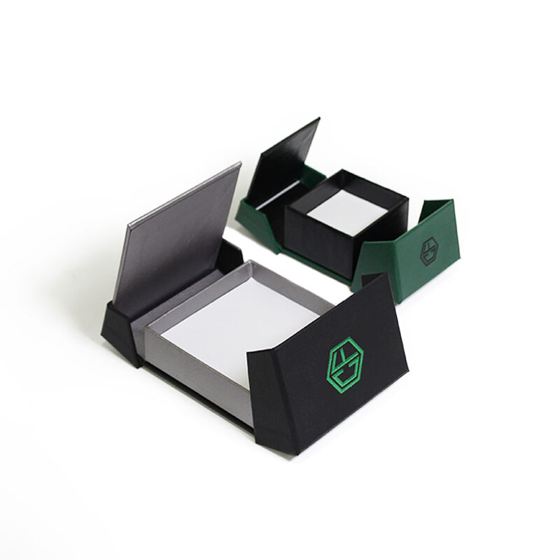 Hộp quà CF kiểu hai cửa, hộp lưu trữ gấp gọn sang trọng có nam châm, hộp bao bì trang sức bằng giấy