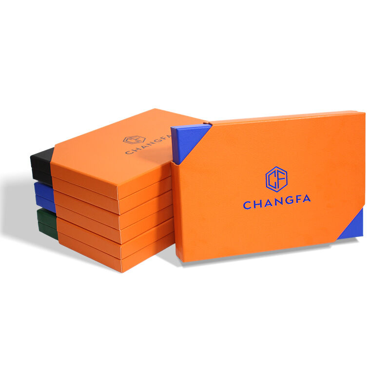 CF Lederpapier abnehmbare Deckel-starre Geschenkbox