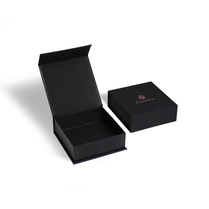 CF Scatulae Parvae Ligni Cartonati Rigidis Praecisis Modernae de Materiis Recyclatis Cum Claviculo Magnetico Muntae