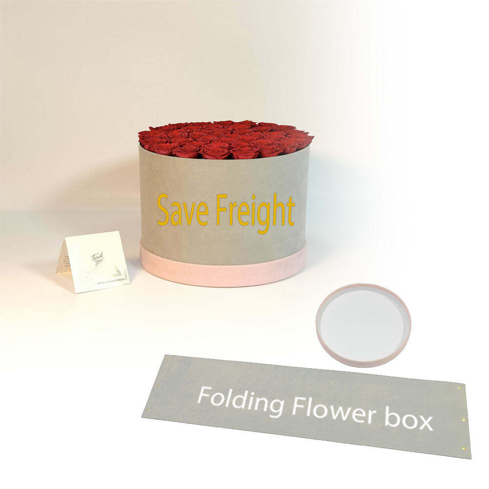 Wholesale Unique Luxury Cardboard Paper Flower Box With Custom Logo Print Packaging Company For Floral Gift