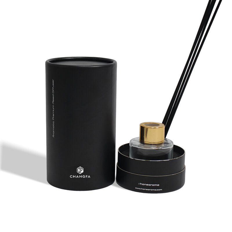 Tubo rigido CF staccabile rotondo per aromaterapia con coperchio