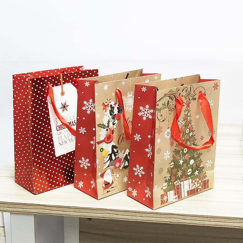 Large Paper Candy Gift Merry Christmas Bag