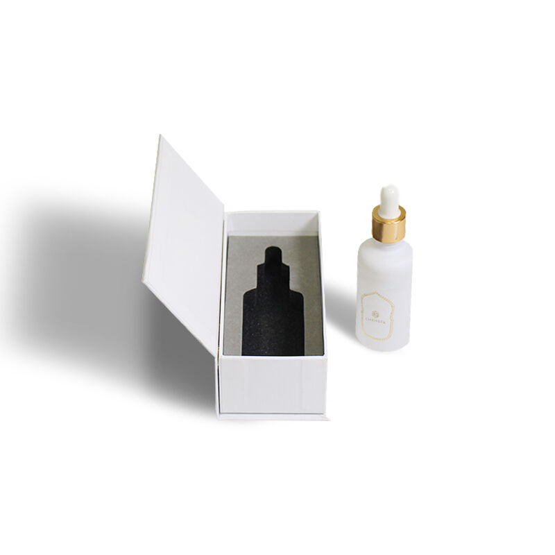 CF Cosmetic Essential Oil Dropper Bottle Skin Care Serum Paper Box Gift Set Packaging Box With Insert
