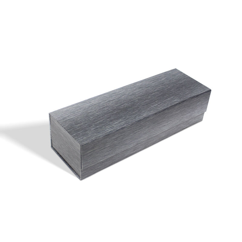 一枚構成折りたたみ木目調ギフトマグネットボックス