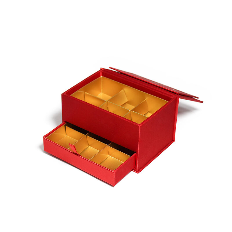 جعبه هدیه کشویی لوکس caffenol با دو لایه مقوا موج‌دار و مواد بازیافتی، مدرن، مناسب برای مواد غذایی نوزاد، شیرینی و شکلات