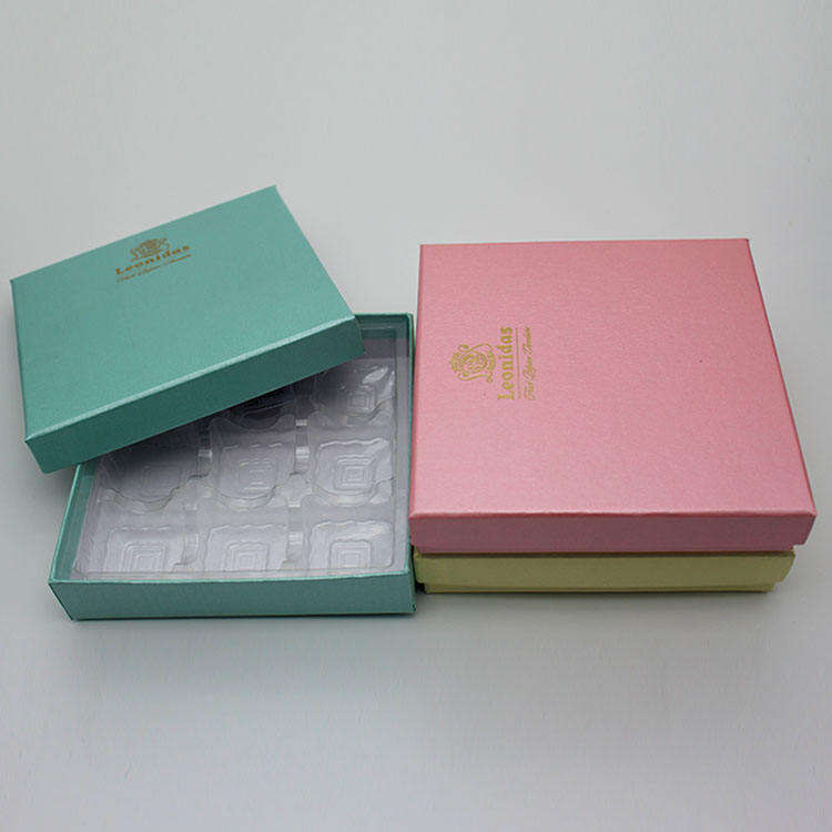 box with plastic tray small chocolate gift box