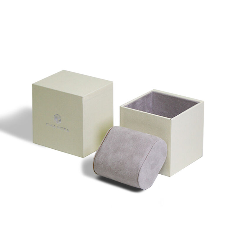 علبة ساعات عالية الجودة من شركة CF علب تغليف فاخرة مخصصة من الكرتون علبة ساعات مربعة