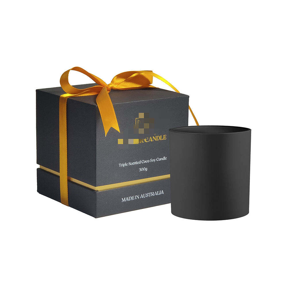 Custom Logo Paper Packing Jar Scented Candle Gift Packaging Box For Candle