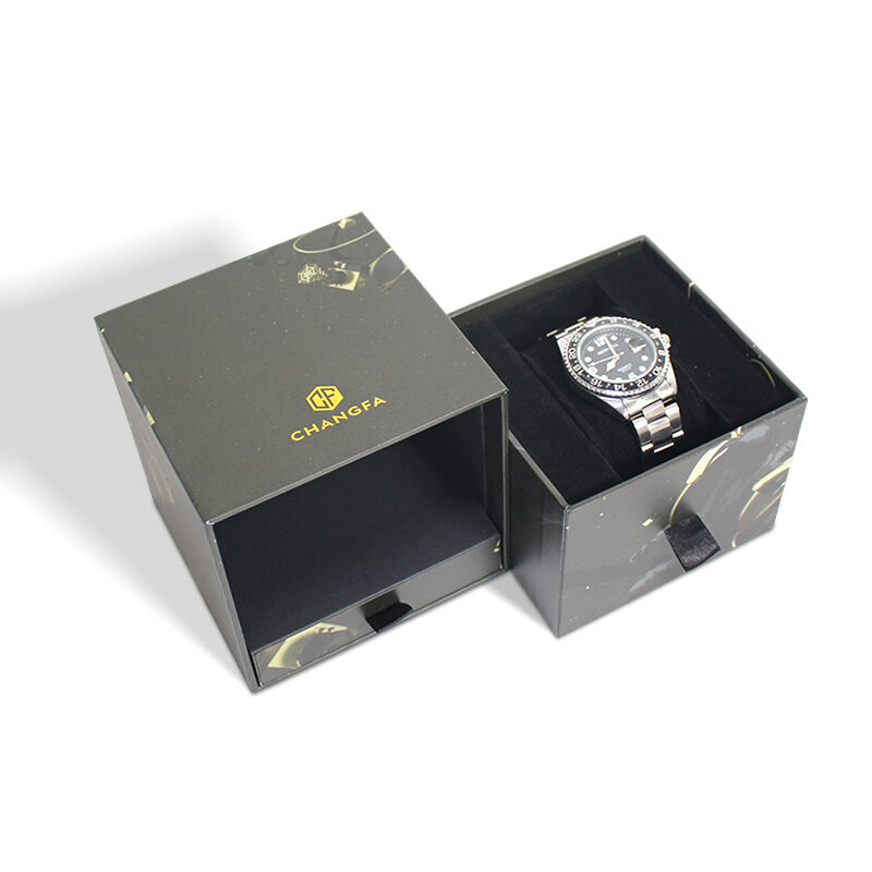 CF óra fiókdoboz EVA bársonyos párna habbetéttel