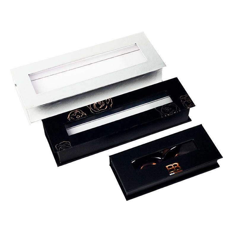 Order Small Packing Oem Gift Packaging Design Rigid Cardboard Package Luxury Paper Box With Clear Window China