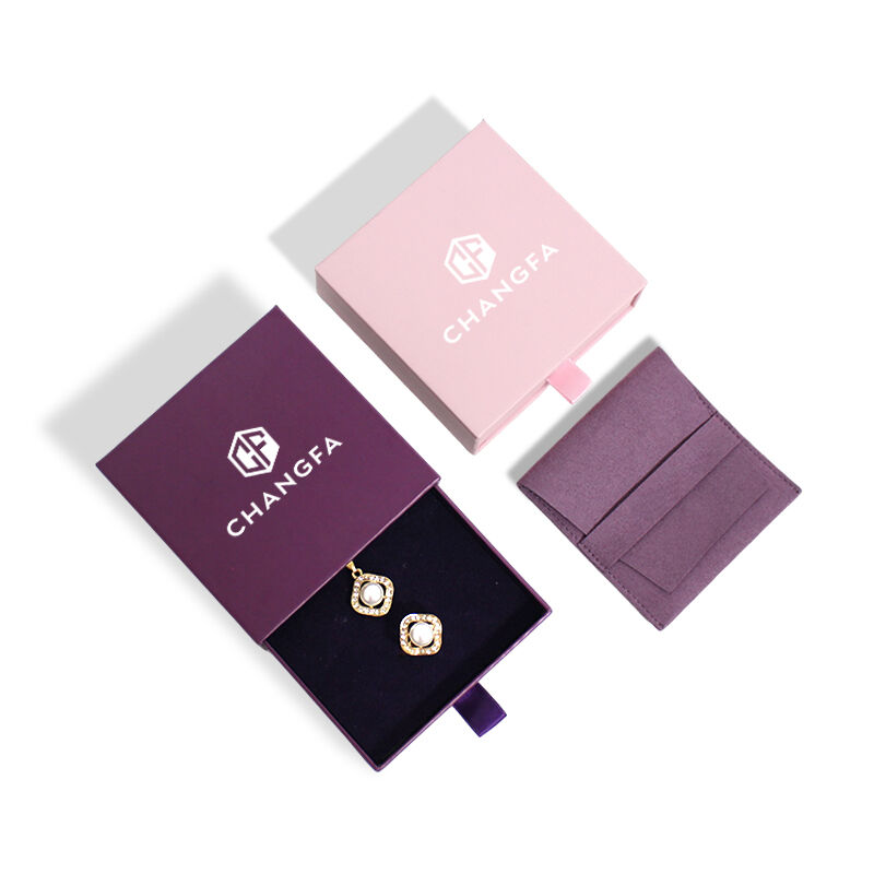 CF Κουτί κοσμημάτων με συρτάρι και προσαρμοστική συσκευασία, με επένδυση από αφρώδες υλικό