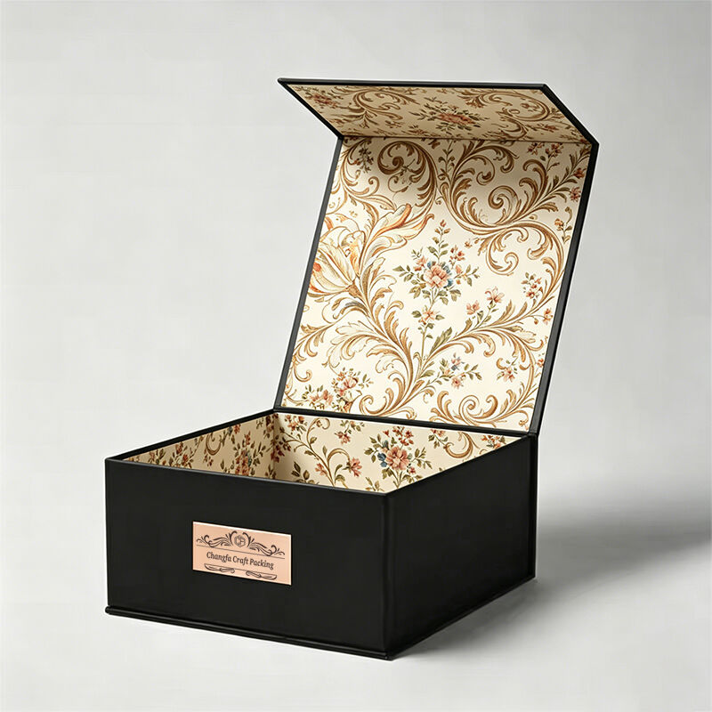 علب صلبة مخصصة عالي الجودة من CF، صديقة للبيئة، مع غلق مغناطيسي، مخصصة للملابس والإكسسوارات، علب تغليف حصرية للمنتجات تحمل الشعار