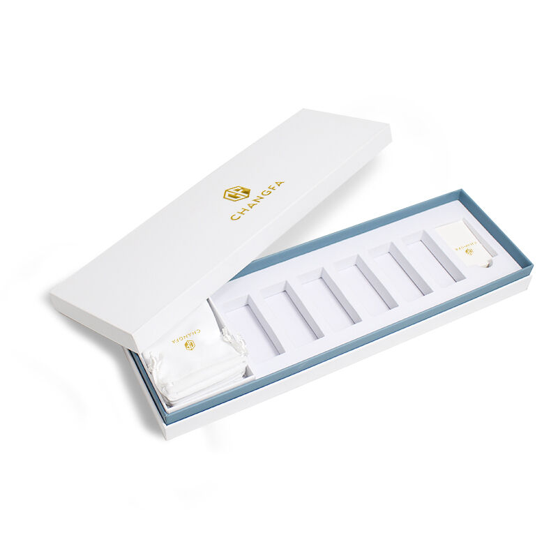 CF Irrotettava Kansi Laatikko Kaulan Muotoinen Kosmetiikkalaatikko EVA Sametieristeellä