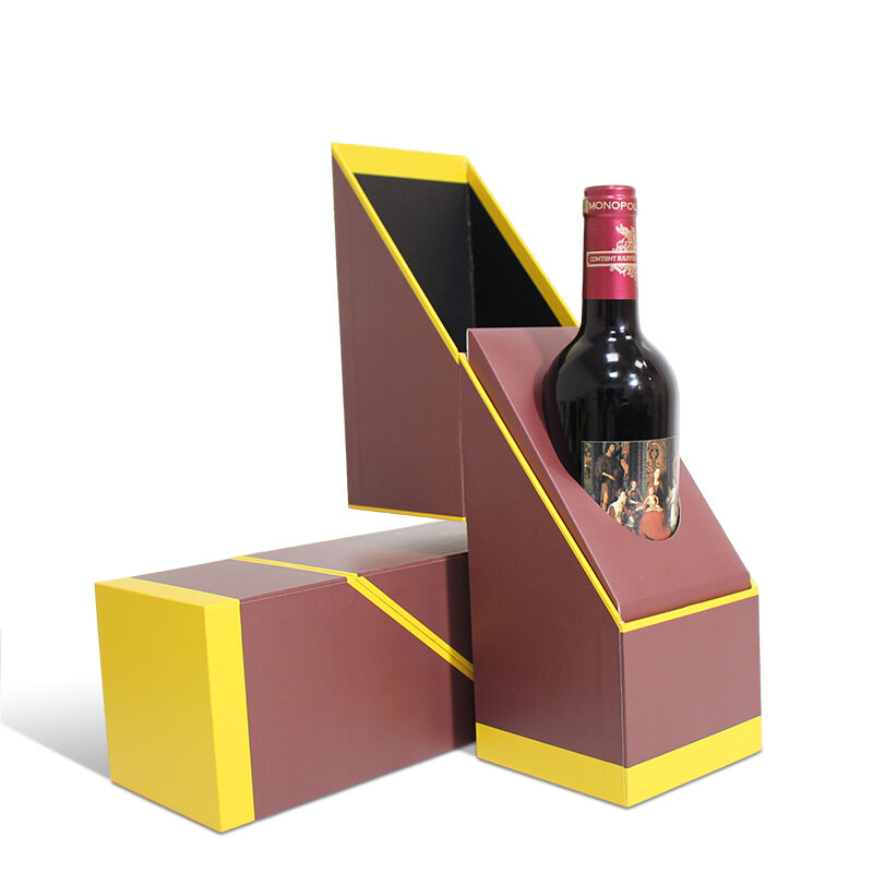 Viini simpukkamuotoinen pakkauslahjapakkaus, vaahtomuovi ja aaltopaperi sisällä